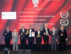 Jasa Raharja Sabet Empat Penghargaan Top GRC Award 2025
