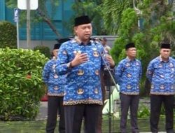 Apel Senin Pagi, Wali Kota Bekasi Bahas Langkah Penanganan Banjir