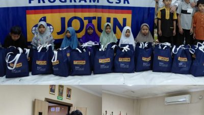PMI Kabupaten Bekasi dan PT Jotun Indonesia Gelar Bakti Sosial Berbagi Kepada Anak Yatim. 
