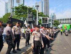 Kawal Aksi Tani Merdeka, Polda Metro Jaya Kedepankan Pendekatan Humanis Polwan