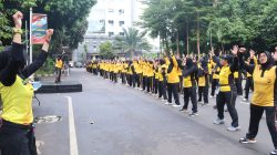 Peringati Hari Kartini, Polwan Polda Metro Jaya Perkuat Soliditas Melalui Aksi Lingkunga