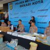 98 Tersangka Narkoba Dibekuk Polisi Bekasi, Ganja 45 Kg Disita