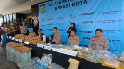 98 Tersangka Narkoba Dibekuk Polisi Bekasi, Ganja 45 Kg Disita