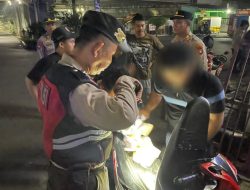 Antisipasi Kejahatan Jalanan, Polsek Bekasi Selatan Gelar Razia Dini Hari
