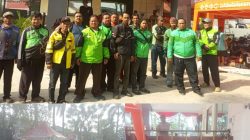 Polsek Medan Satria Bagikan Daging Kurban kepada Ojol dan Tukang Parkir di Hari Raya Idul Adha 1447 H