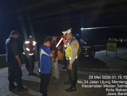 Polsek Medan Satria Gelar Patroli KRYD Antisipasi Gangguan Kamtibmas