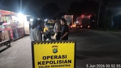 Polsek Medan Satria Gelar Patroli Cipkon, Situasi Kamtibmas Kondusif