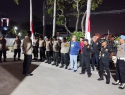 Apel Cipkon Malam, 20 Personil Polsek Medansatria + Pokdar Patroli Antisipasi Begal & Tawuran