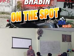 *Bhabinkamtibmas Polsek Medansatria Himbau Pelajar SMK Ekuin Jauhi Demo dan Kerusuhan*