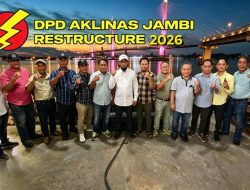 Amsori Resmi Pimpin DPD AKLINAS Jambi Periode 2026–2031