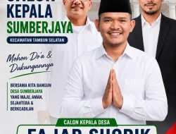 Visi Futuristik Fajar Shodik: Menuju Era Baru Desa Sumberjaya Mandiri dan Transparan
