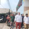 Dampingi Kunjungan Wali Kota Bekasi, Bhabinkamtibmas Kelurahan Medansatria Bahas Penanganan Banjir.