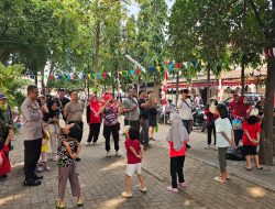Polsek Medansatria Semarakkan HUT RI ke-81 dengan Pesta Rakyat