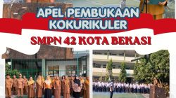 SMPN 42 Kota Bekasi Gelar Apel Pembukaan Kegiatan Kokurikuler