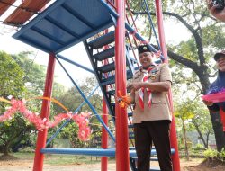 Wali Kota Bekasi Resmikan Flying Fox BPBD, Edukasi Kebencanaan Makin Menarik