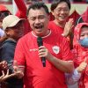 Momen HUT RI ke-81, Wawali Harris Bobihoe Hibur Warga Bojong Menteng