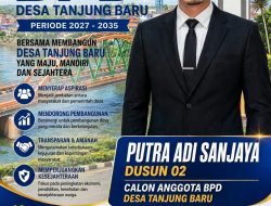 Bursa BPD Tanjung Baru Menghangat, Putra Adi Sanjaya Siap Wakili Dusun 2