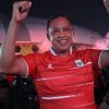 Nobar Timnas, Tri Adhianto Bagikan Doorprize untuk Warga