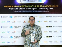 Jasa Raharja Konsisten Tingkatkan Tata Kelola dan Kualitas Pelayanan, Direktur Kepatuhan dan Manajemen Risiko Terima Rekognisi In-House Counsel Elite 2026  